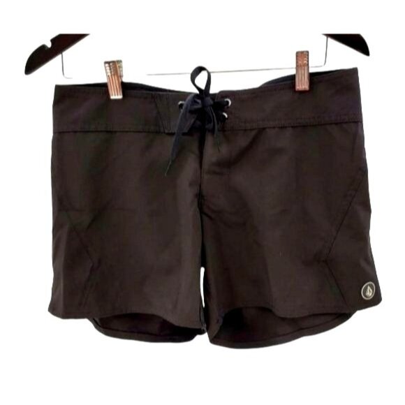 VOLCOM Boardshorts Swimwear Simply Solid 5" Swim Shorts Bottom Classic Black XS - Picture 3 of 13
